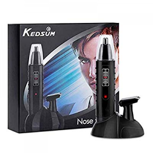 Rechargeable Nose Hair Trimmer-KEDSUM Professional Nose and Ear Hair Trimmer Plus Sideburn Trimmer,W
