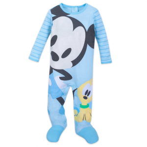 Mickey Mouse and Pluto Stretchie Sleeper for Baby