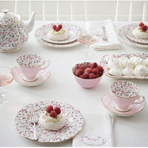 Royal Albert 8704026135 Rose Confetti Formal Vintage Boxed Teacup and Saucer Set @ Amazon
