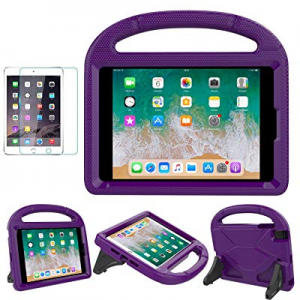 iPad Mini 1/2/3/4 Case for Kids, SUPLIK Shockproof Protective Handle Bumper Stand Cover with Kicksta