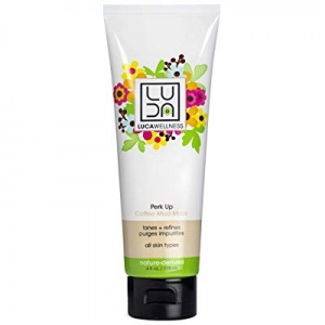 Luca Wellness Perk Up Coffee Mud Mask - Purifying Clay Mask Draws Out Impurities, Tones and Refines 