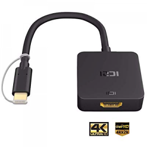 USB C to HDMI, ICZI Type C to HDMI (Thunderbolt 3 Compatible) Adapter for MacBook, Chromebook Pixel,