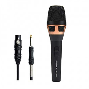 Dynamic Vocal Microphone, GEARDON Vocal Microphone with XLR Cable, Cardioid Handheld Microphone for