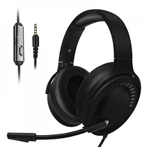 JINDUN Gaming Headset – 3.5mm Console Gaming Headset for Xbox One, PS4, Nintendo Switch, and PC – No