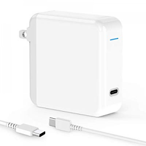 T ATHINK 61W USB C Charger for MacBook Pro 13 inch 2016, 2017, iPad Pro 2018, Thunderbolt 3 ports US
