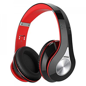 Mpow 059 Bluetooth Headphones Over Ear, Hi-Fi Stereo Wireless Headset, Foldable, Soft Memory-Protein