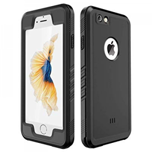 Waterproof Case Compatible with iPhone 6/6S (Black)