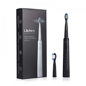 Electric Toothbrush, Lächen Rechargeable Sonic Toothbrush Intelligent Memory with 2 Mins Timer 5 Bru