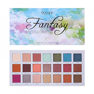 Docolor Eyeshadow Palette 21Colors Fantasy Eye Shadow Matte Glitter Highly Pigmented Makeup Palette