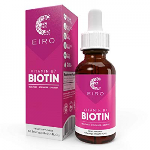 EIRO Biotin Liquid Drops | 6000mcg per serving | Healthier, Stronger, Faster - Hair & Nails | Superi