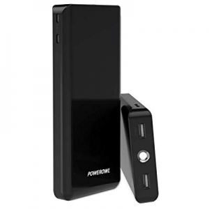 POWEROWL Portable Charger 20000mAh with LED Flashlight Dual USB 4.8A Output & Input, Power Bank Exte