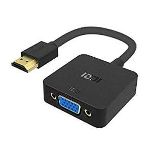 HDMI to VGA, ICZI 1080P Gold-Plated HDMI to VGA Adapter for PC, Laptop, HDTV, Projector, Compatible