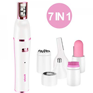 Painless Hair Remover for Women-Facial Hair Removal | 7 IN 1 Face Grooming Tools-Epilator,Eyebrow &