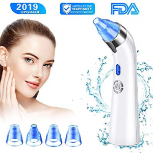 【2019 Upgraded】Blackhead Remover Vacuum - Facial Pore Deep Cleaner Electric Acne Comedone Extractor