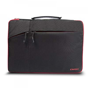 EMISH 13-13.3 Inch Waterproof Fabric Laptop Sleeve Case Handbag Briefcase for Laptop, Notebook, MacB