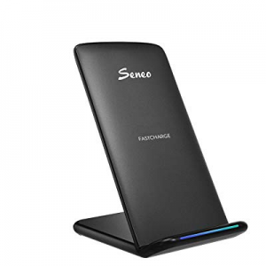 Seneo 7.5W Qi Wireless Charger Compatible with iPhone Xs Max/Xs/XR/X/8/8 Plus, 10W Fast Wireless Cha