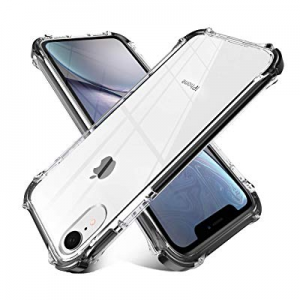 EFFENX iPhone XR Case Clear Drop Protective Cover with Slim Shockproof Bumper Case for iPhone XR 6.1