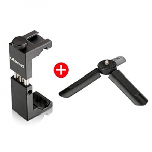 Compatible iPhone Tripod Mount, with Mini Tripod - Smartphone Tripod Mount, Cell Phone Tripod Holder