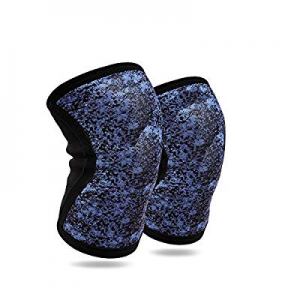 MYSUPERSTAR 7mm Knee Sleeves (1 Pair) Supportive & Compression Neoprene Knee Sleeve for Weight Lifti