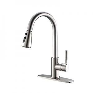 EIGSO Single Handle 360 degree Kitchen Faucet,High Arc Stainless Steel for Kitchen,Kitchen Sink Fauc