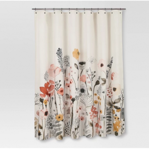 Shower Curtain Floral Wave - Threshold