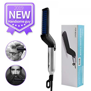 Quick Beard Straightener Comb Curler Straightening Permed Clip Comb Styler Electric Hair Tool for Me