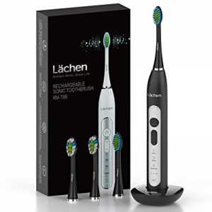 Lächen Electric Toothbrush, USB Rechargeable Sonic Toothbrush, 9 Customizable Brushing Experiences a