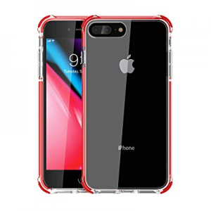 Noii for iPhone 8 Plus case iPhone 7 Plus case, Clear Hybrid Drop Protection case,[TPE Super Rubber