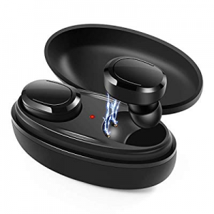 Wireless Earbuds, 5.0 True Wireless Bluetooth Headphones 3D Stereo Sound Wireless Headphones Mini Sw