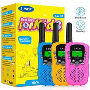 E-wor Walkie Talkies for Kids,22 Channels FRS/GMRS UHF Kids Walkie Talkies, 2 Way Radios 3 Miles Wal