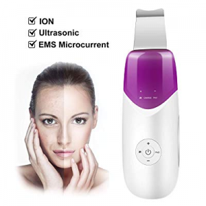 Facial Skin Scrubber TOPLANET Ultrasonic Skin Scrubber Peeling Extractor Cleaning Face Lift Blackhea