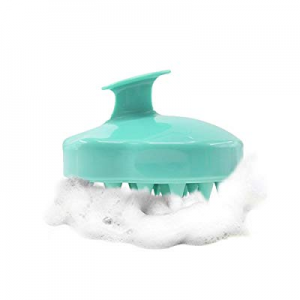 Hair Scalp Massager, Scalp Care Shampoo Brush Body Washing Massager Silicone Comb, Green