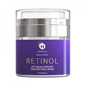 HOPEMATE Retinol Anti-Aging Moisturizer Cream 2.5% for Face and Eye Care, Anti-Wrinkle Essence with