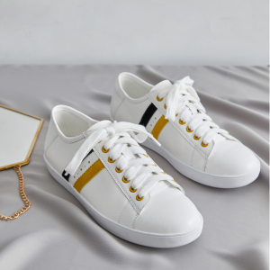 DK Sheepskin UGG 2019年春季新款小白鞋/女板鞋/女款休闲运动鞋 DK645 多色多尺码可选  35 White+Black/CN