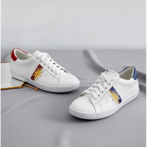 DK Sheepskin UGG 2019新款瓢虫小白鞋女运动鞋/女学生百搭板鞋 DK647 多色多尺码可选  38 White+Navy