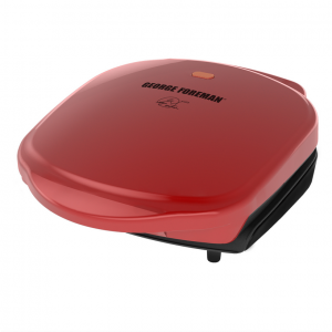 George Foreman 2-Serving Classic Plate Electric Indoor Grill and Panini Press, Red, GR10RM@Walmart