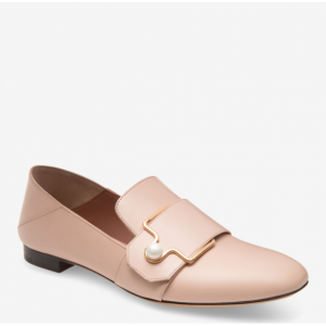 MAELLE 女士浅粉色小牛皮便鞋