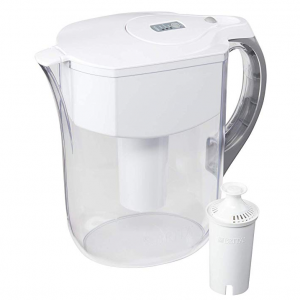 Brita Large 10 Cup Water Filter Pitcher with 1 Standard Filter, BPA Free – Grand, White - 35939