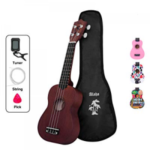 Ukulele Soprano Ukulele Kids Ukulele Bundle Starter Guitar Kid Ukulele with Extra New Nylon Strings 