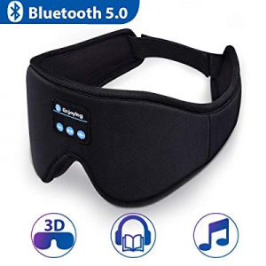 Sleep Headphones,3D Sleep Headphones Bluetooth 5.0,Perfect for Side Sleepers,Built-in Ultra Thin Spe