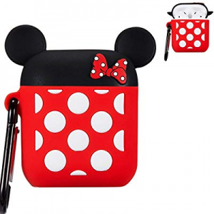 Jocci For Airpods 1&2 Case,Cute 3D Funny Cartoon Character Soft Silicone Airpod Cover,Kawaii Fun Coo