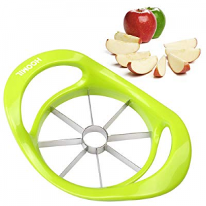 HOOMIL Apple Slicer, Apple Cutter Corer Divider with Ultra Sharp Stainless Steel Blade and Ergonomic