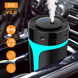 Bluetooth FM Transmitter for Car with USB Portable Car Humidifier,Wireless FM Transmitter Radio Adap