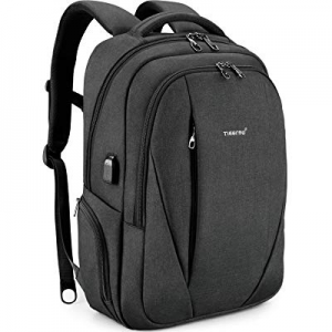 Tigernu Laptop Backpack Business Backpack with USB Charging Port Computer Backpack with Laptop Compa