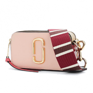 Marc Jacobs/马克·雅可布 MJ相机包 小马哥 女士单肩斜挎包 SNAPSHOT系列 M0012007  6号浅粉色