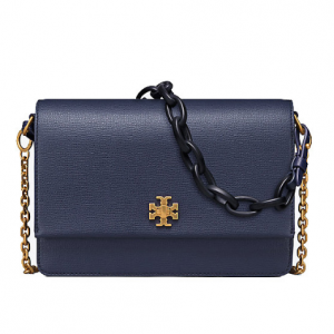 Tory Burch TB女包 女士单肩斜挎包  大号45155蓝色