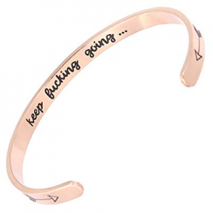 Bracelets Inspirational Gifts for Women now 50.0% off , Inspirational Bracelet Cuff Bangle Mantra Qu