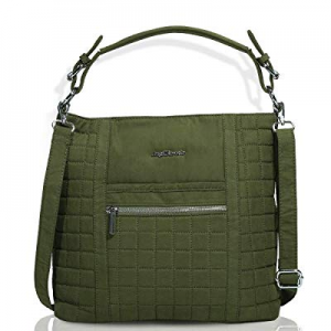 One Day Only！Angel Barcelo Womens Classic Sling Shoulder Bag Cross Body Tote Handbag Soft Cotton now