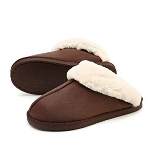 WATMAID Womens/Mens Cotton House Slippers now 58.0% off , Bootie Slippers Memory Foam Fleece Lining 