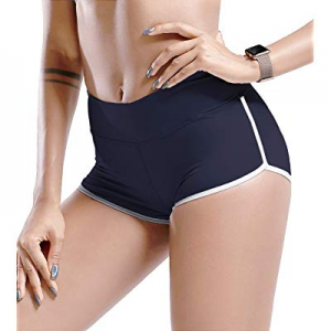 One Day Only！TYUIO Gym Shorts Women Yoga Workout Active Running Short Pant Dolphin Shorts now 40.0% 